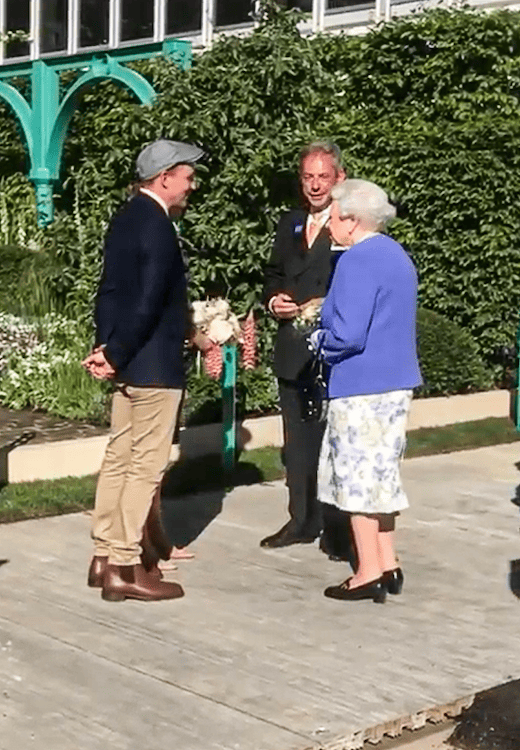 Bestall & Co Lee & Queen Elizabeth II Chelsea Flower Show 2017